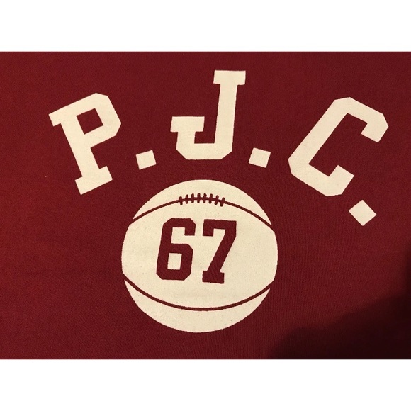 Vintage Ralph Lauren Polo Jeans 67 PJC Basketball shirt L pwing Stadium Rlpc Rl - Picture 2 of 6